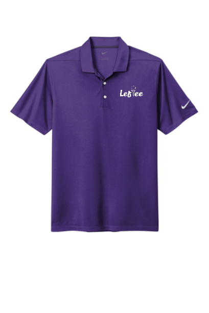 LefTee Golf Mens Nike Solid Polo